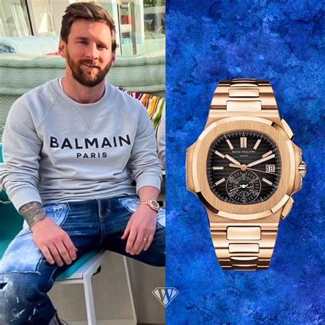 lionel Messi patek nautilus